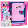 Lean Toys Slaptas dienoraštis su užraktu ir priedais, rožinis