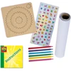 SES Creative - Spiralinis dizainerio rinkinys - Mediniai ratukai - (S14788)