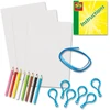 SES Creative - susitraukianti folija - dinozaurų raktų pakabukai - (S14294)