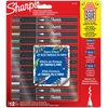 „Sharpie“ akriliniai žymekliai su teptuko antgaliu, įvairių spalvų, 12 vnt. (2201183)