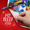 „Sharpie“ – kūrybiniai žymekliai, akriliniai dažų rašikliai – teptuko galiukais, vandens pagrindo dažų žymekliai – juodi – 6 vnt. (2218069)
