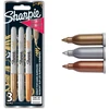 „Sharpie“ – metaliniai 3 lizdinių plokštelių rašikliai – aukso/sidabro/bronzos spalvos – 1,4 mm