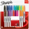 „Sharpie“ permanentinis žymeklis, plonas, įvairių spalvų, 24 vnt., blisterių pakuotė (2065405)