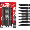 Sharpie S-GEL geliniai tušinukai 8-PACK mėlynos, raudonos, juodos, žalios, violetinės spalvos - 2198778