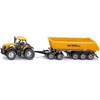 Siku - 1:87 Jcb su platformine priekaba ir savivarčiu (313-1858)