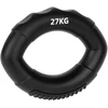 Silikoninė rankena rankų reabilitacijai, 0 - 27 kg, juoda, REBEL ACTIVE