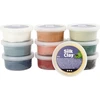 Silk Claycreative Toys Šilko molis - dulkėti dažai 10 x 40 g (79154)