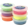Silk Claycreative Toys Šilko molis – neoninis (6 x 14 g) (79140)