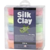 Silk Claycreative Toys Šilko molis - pagrindinės spalvos (10 x 40 g) (79146)