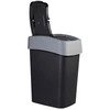 Šiukšliadėžė Curver Flip Bin, 25L, Juodai-sidabrinė, 229415