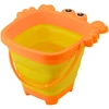 Lean Toys Sulankstomas plastikinis kibirėlis „Krabas“ 21.5x22x17.5 cm