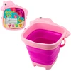 Lean Toys Sulankstomas kibiras vienaragis, rožinis