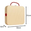 Kruzzel 26581 Wooden Tool Box