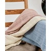 Patalynės komplektas Smallstuff Smulkūs daiktai - Kūdikių antklodė, žuvies kaulas, merino vilna - Mėlyna - 80x100 cm (70007-84)