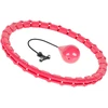 Smart Hula Hop liekninamasis ratas su smeigėmis ir apkrova, 50 cm, rožinė, REBEL ACTIVE