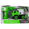 Lean Toys Žaislinis šiukšliavežis su nuotoliniu valdymu ir atsuktuvu 2-in-1