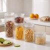 Sobczyk - Stikliniai laikymo indeliai su briaunomis - 5 vnt. pakuotė - 2 x 500 ml, 2 x 1000 ml, 1 x 1500 ml