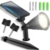 Solarna Saulės energija varomas LED sodo šviestuvas, įleidžiamas reflektorius, prieblandos jutiklis, prožektorius - or1226