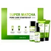 SOME BY MI Super Matcha Pore Care Starter Kit (Edition) - 4 dalių poras valantis rinkinys su matcha ekstraktu