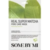 SOME BY MI Real Super Matcha Pore Care Mask - poras prižiūrinti lakštinė kaukė su matcha, 1 vnt.