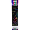 Lean Toys Fluorescentinės šviečiančios šiaudeliai su judančiu švytėjimu, vakarėliams, 21,5 cm