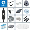 Spa ogrodowe, jacuzzi pompowane AVENLI NICE 6 osobowe 204x70 cegła