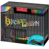 Spalvotų pieštukų ritinėlis Faber-Castell, juodos spalvos (116418), 1 vnt.