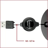 Speedlink - BEENIE mobilioji pelė - su laidu USB, juoda