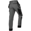 Spodnie Darbo kelnės Mix&amp;Match su Cordura ir elastingu audiniu, pilkai juodos, dydis M