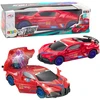 Lean Toys interaktyvus sportinis automobilis su šviesos ir garso efektais 360°