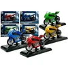 Lean Toys Žaislinis sportinis motociklas su garsais