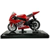 Lean Toys Žaislinis sportinis motociklas su garsais