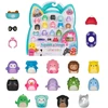 SQUISHMALLOWS SQUISH-A-LONGS kolekcinės figūrėlės, 14 vnt., 2,5 cm