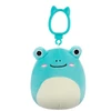 Squishmallows Minkšti saldainiai - 9 cm - Užsegami - Robert Frog