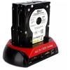 Stacja SATA diskų prijungimo stotelė, kortelių skaitytuvas 2,5' 3,5' IDE HDD SSD USB 3.0