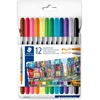 Staedtler - Dvigubo antgalio žymekliai, 12 įvairių