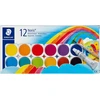 Staedtler Noris dažų dėžutė su teptuku – 12 vnt. įvairių spalvų (888 NC12)