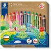 Staedtler - Noris Junior Chunky 3in1 spalvoti pieštukai, 12 vnt. (+2 metai) (140 C12)