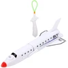 Lean Toys Žaislinė raketa su parašiutu ir timpa