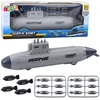 Lean Toys Povandeninis laivas su torpedų mechanizmu, 28 cm