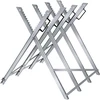Stojak Sulankstomas metalinis stovas medžio pjovimui 83x83x78cm