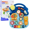 Lean Toys Interaktyvus edukacinis staliukas 6-in-1 su šviesomis ir garsais