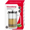 Zaparzacz Stūmoklinis kavos/arbatos virimo aparatas, stiklinis, 1,0 l, Klausberg, kb-7758