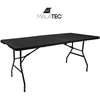 Gardlov 12280 Sulankstomas stalas 180 x 74 cm, juodas