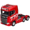 Huina RC sunkvežimis Scania 770S su priekaba, raudonas, 1:18