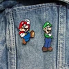 Super Mario - 2 emalio ženklelių rinkinys