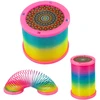 Lean Toys LED šviesos spyruoklė daugiaspalvė
