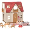 „Sylvanian Families“ – naujas raudonu stogu įrengtas jaukus namelis pradedantiesiems (5567)