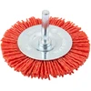 Szczotka 75 mm nailoninis diskinis šepetys su 6 mm kotu