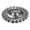 Szczotka Vielinis diskinis šepetys 115 mm, susukta viela, INOX, M14